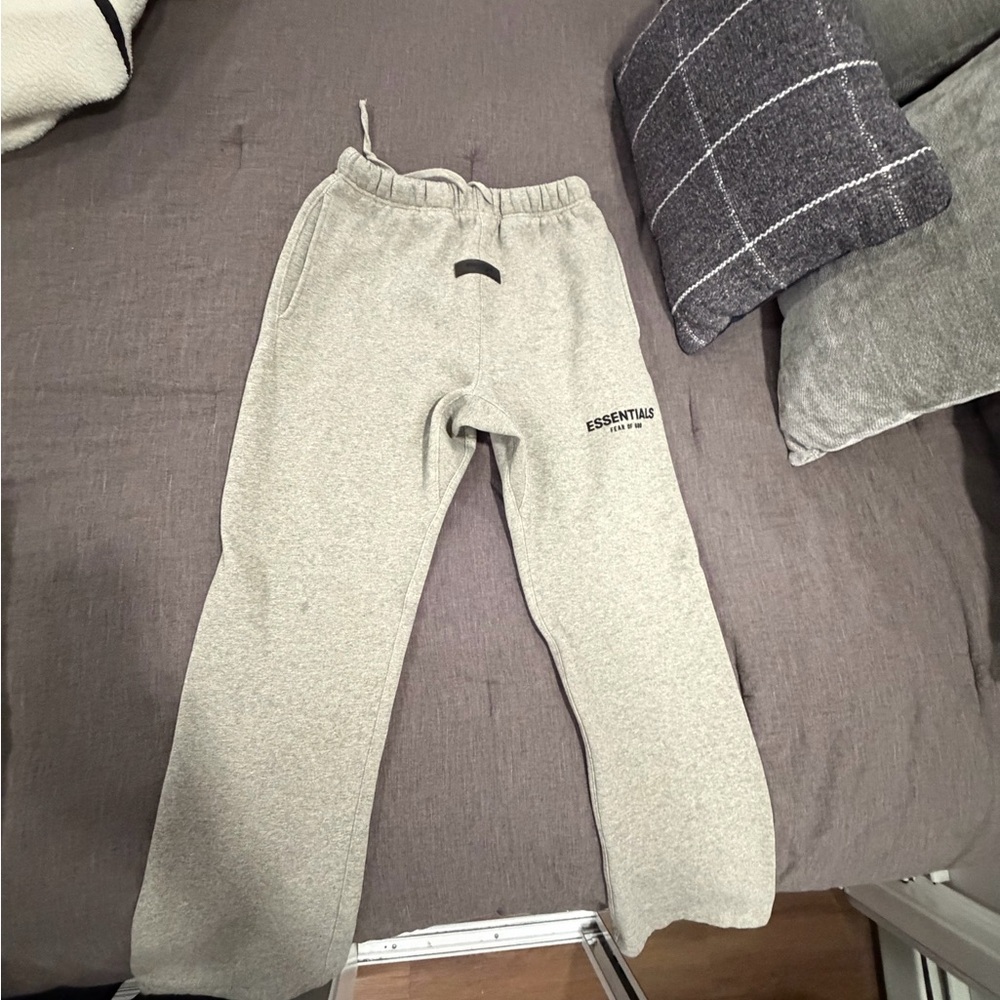 Fear of God Essentials Light Gray Sweatpants